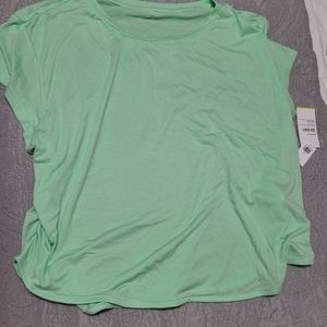 Side-Ruched Athletic Top